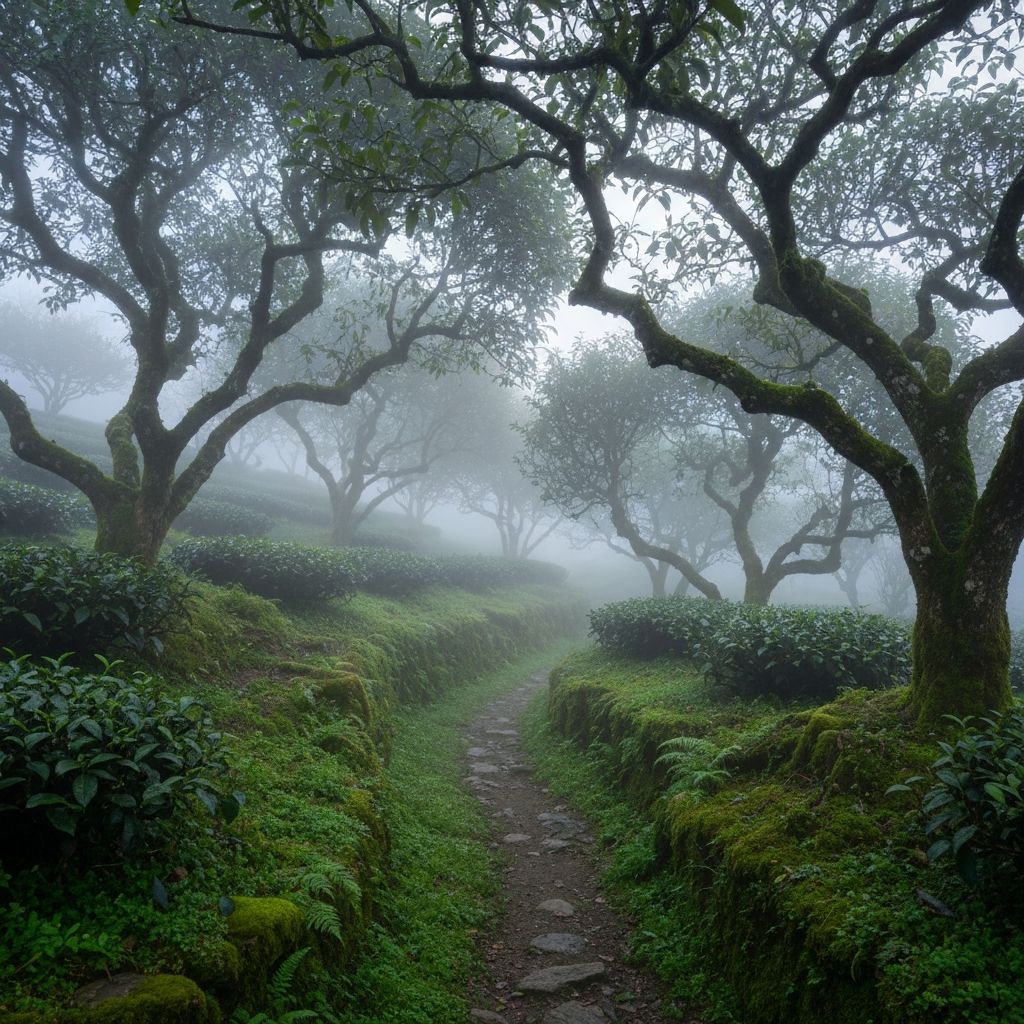 Journey Through Tea Gardens